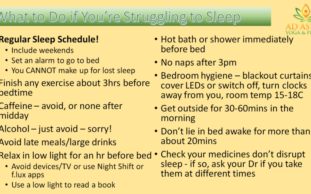 12 ways to get better sleep