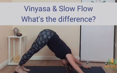 What’s the difference between Vinyasa and Slow Flow Yoga?
